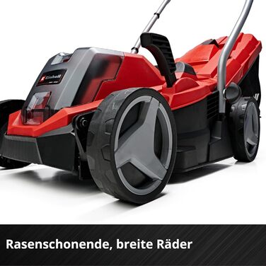Акумуляторний газонокосарка Einhell GE-CM 18/33 Li Kit Power X-Change (18 В, 33 см, безщітковий двигун, 30 л, 25-65 мм)