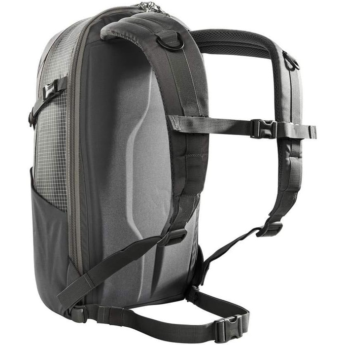 Тактичний рюкзак Tasmanian Tiger TT City Daypack 20 літрів, молле, замок, для поліції та спецслужб, титановий сірий