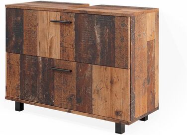 Тумба під умивальник Vicco Ilias, дуб рустикальний, 80.2x60.8 см, з 2 шухлядами