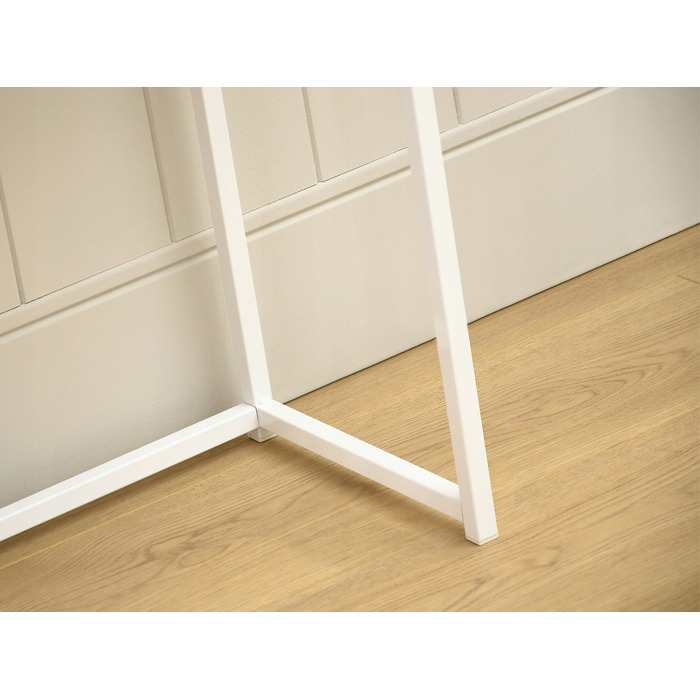 Консоль Mebel-Partner, білий матовий, 80 x 76,5 x 28 см