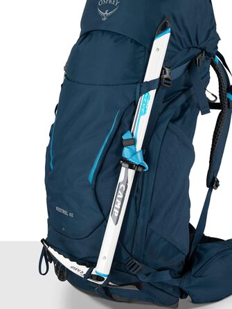 Туристичний рюкзак Osprey Kestrel 48 л, синій, розмір L-XL