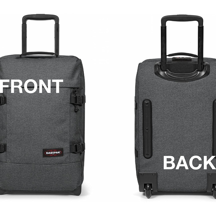Валіза Eastpak TRANVERZ S, 42 л, 51x32,5x23 см, чорний денім