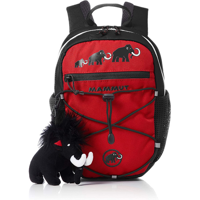 Дитячий рюкзак Mammut First Zip 4 л, чорний/червоний, 28x15x22 см