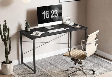 Комп'ютерний стіл CubiCubi 100x48 см, дерев'яний, для дому та офісу, сучасний стиль, коричневий, для навчання та роботи