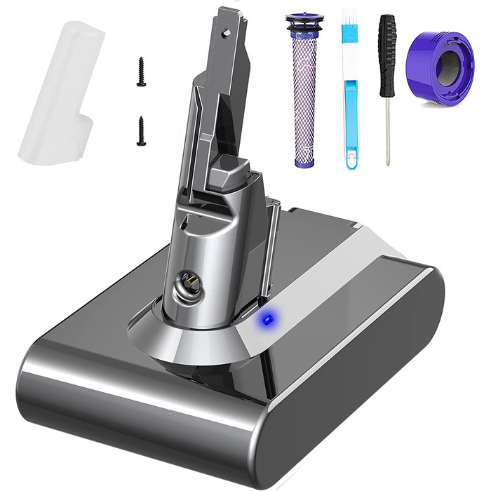 Акумулятор для Dyson V7, 21.6V 4000mAh, сумісний з Motorhead, Animal, серія SV11, бездротовий пилосос, Homesuit