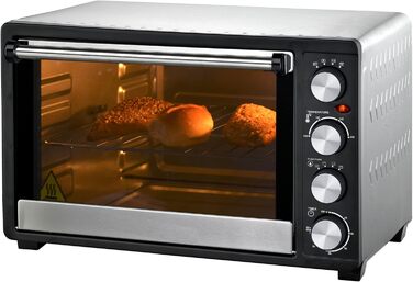 Міні-піч Syntrox Germany 30л з конвекцією та рожном для шаурми/курки - електродуховка для дому