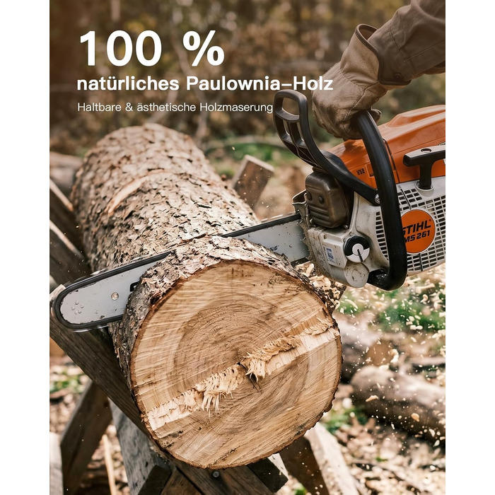Настінна полиця AMADA HOMEFURNISHING з дерева Paulownia, 40x15x2.5 см, коричнева - для вітальні, спальні, кухні, офісу