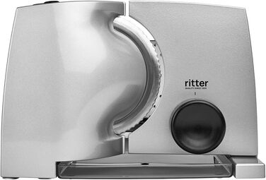 Електрична універсальна нарізка ritter compact 1 з металу, хліборізка, чорна, вироблено в Німеччині