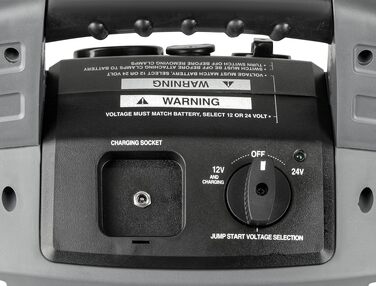 Пусковий пристрій APA 16524 Power Pack 12/24V, бустер для авто 900A, літій-іонний акумулятор, сірий
