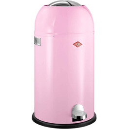 Смітник Wesco Kickmaster 33 л рожевий металевий, 37.5x69 см