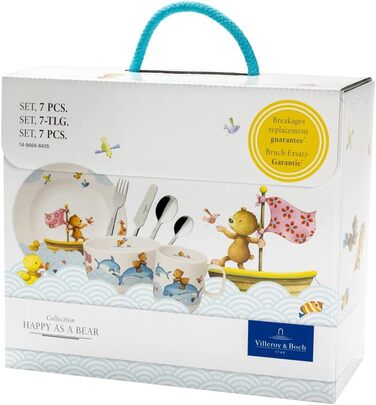 Набір посуду Villeroy & Boch Happy as a Bear, 7 предметів