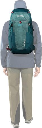 Рюкзак для походів Tatonka Hike Pack 32 л з вентиляцією спини та дощовиком, легкий і зручний туристичний рюкзак, чорний/сірий