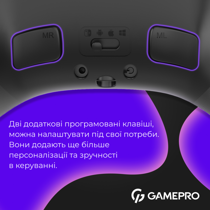 Бездротовий геймпад GamePro GPX13BDOC
