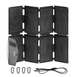 Складана сонячна панель BougeRV 100W ETFT, портативний сонячний модуль з виходами DC/USB-C/USB-A, скловолокно 270°, 2 кг, для паверстанцій, смартфонів та планшетів
