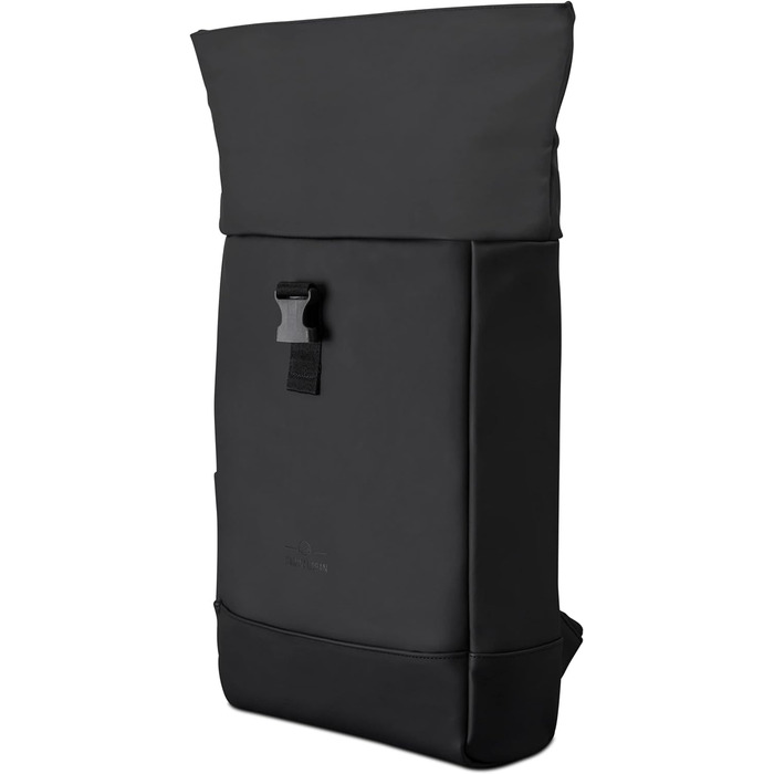 Рюкзак Johnny Urban Harvey Medium чорний, роллтоп 15л, водостійкий, для ноутбука, для міста, унісекс