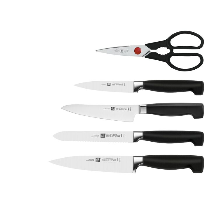 Набір ножів Zwilling 6 предметів нержавіюча сталь білий
