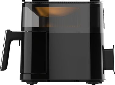 Аерофритюрниця aeco TOUCH 5,7 л з підсвіченим оглядовим вікном 270°, цифровим сенсорним дисплеєм, 1700 Вт, регулювання температури 80–200°C, 8 програм, з рецептурником