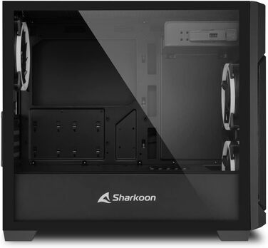 Корпус для ПК Sharkoon V1000 RGB mATX, ігровий з підсвічуванням