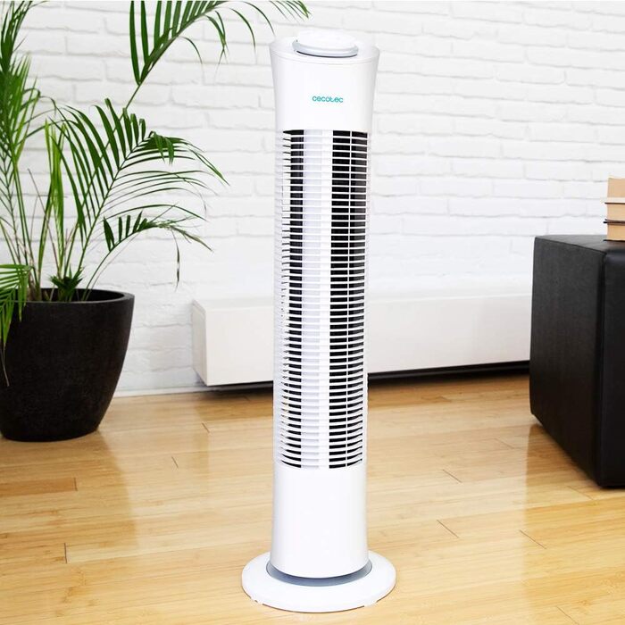 Вентилятор Cecotec EnergySilence 790 Skyline 50W, 76 см, механічний, з таймером, білий