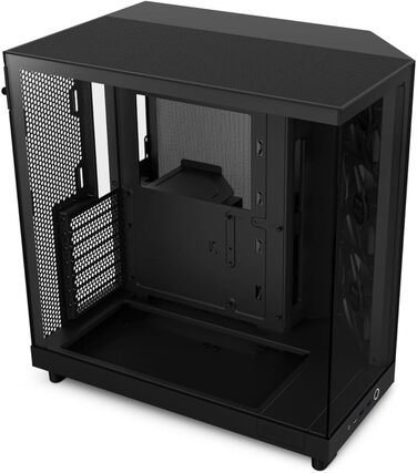 Корпус для ПК NZXT H6 Flow Black, вентиляція, ATX, чорний