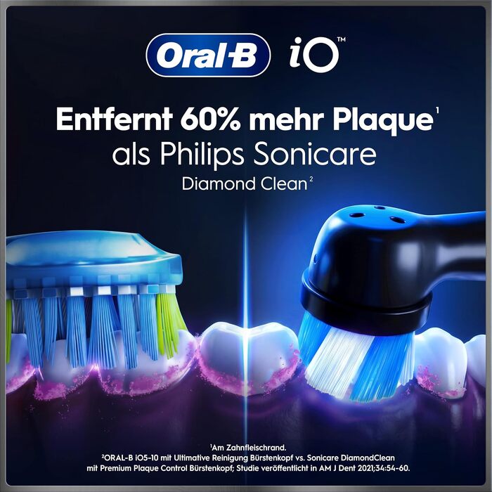 Електрична зубна щітка Oral-B iO Series 10 Cosmic Black, набір з 3 насадками (Probierset)