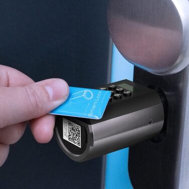 Електронний дверний циліндр WELOCK PCB41 з кодовим замком, RFID, Wi-Fi, для вхідних дверей 50-100 мм, IP65, легкий монтаж зовні та всередині