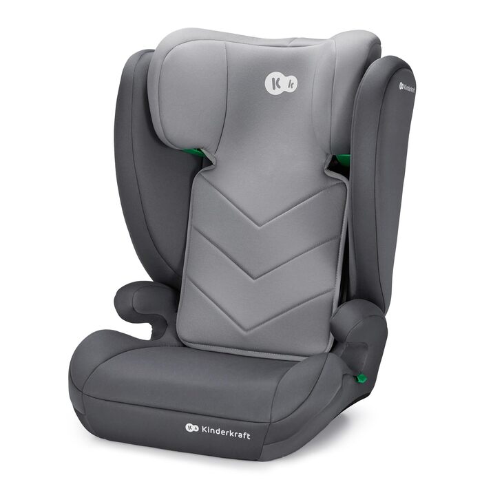 Автокрісло Kinderkraft I-SPARK I-Size 100-150 см (3.5-12 років, 15-36 кг) сіре - безпека та комфорт