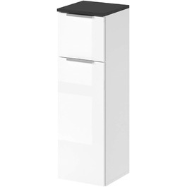 Пенал Vicco Otis білий глянець/антрацит 30x95 см