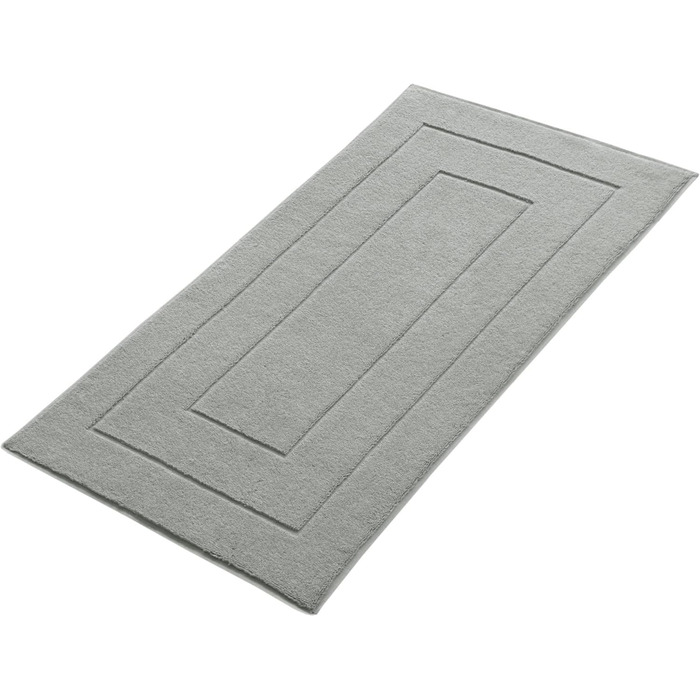Килимок для ванної Lashuma London, фротте, сірий, 50x80 см, тонкий