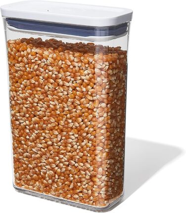 OXO Good Grips POP контейнер для зберігання продуктів, герметичний, пластиковий, прямокутний, 1,8 л, для снеків та харчових продуктів