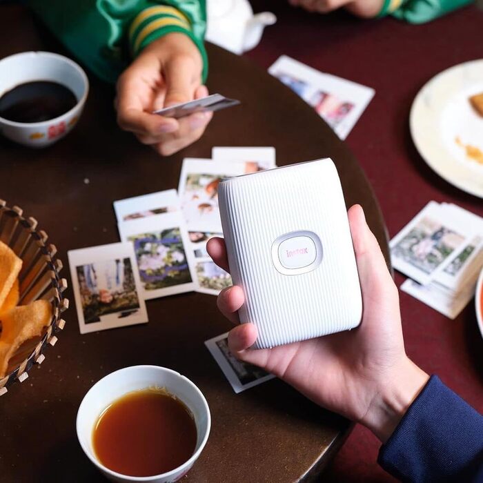 Друк фото з телефону INSTAX Mini LINK 2, Компактний принтер, Білий, Clay White