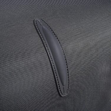Велика м’яка валіза DELSEY PARIS Helium DLX 84 л, чорна, розсувна, 71×45×33 см