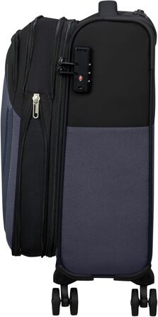 Валіза American Tourister Daring Dash Spinner L, розширювана, 77 см, 107/117 л, чорна/сіра