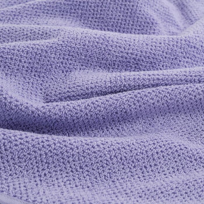 Рушники Herzbach Home Spa 50x100 см, 100% бавовна, лаванда, набір 2 шт.