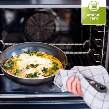 Wok GreenPan Torino 28 см, 3,6 л, керамічний, антипригарний, PFAS-free, індукційний, для духовки, чорний
