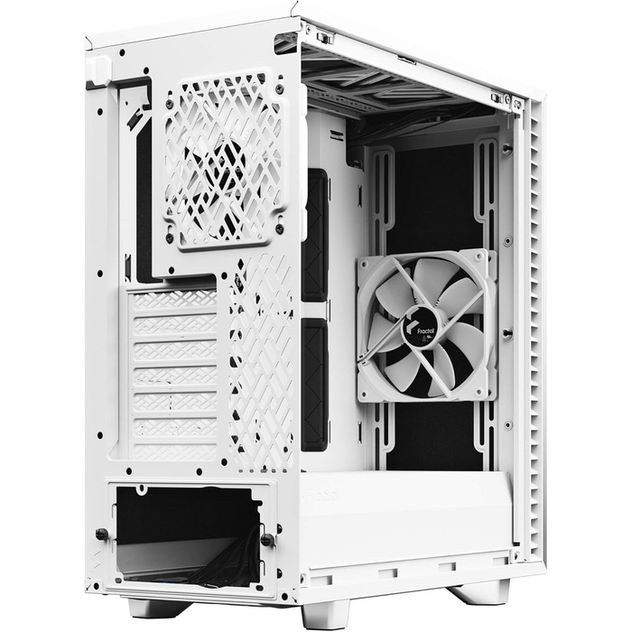 Корпус Fractal Design Define 7 Compact White ATX, алюміній/сталь, шумоізольований, білий, для тихого ПК