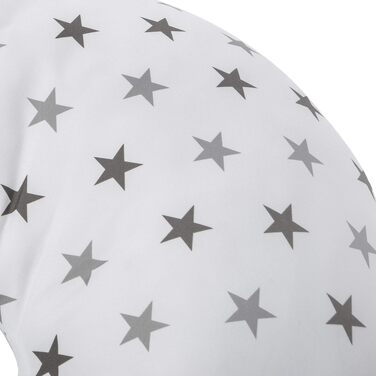 Подушка для годування Cuddles Collection Twinkle Star срібляста - зручна та безпечна для мами та малюка