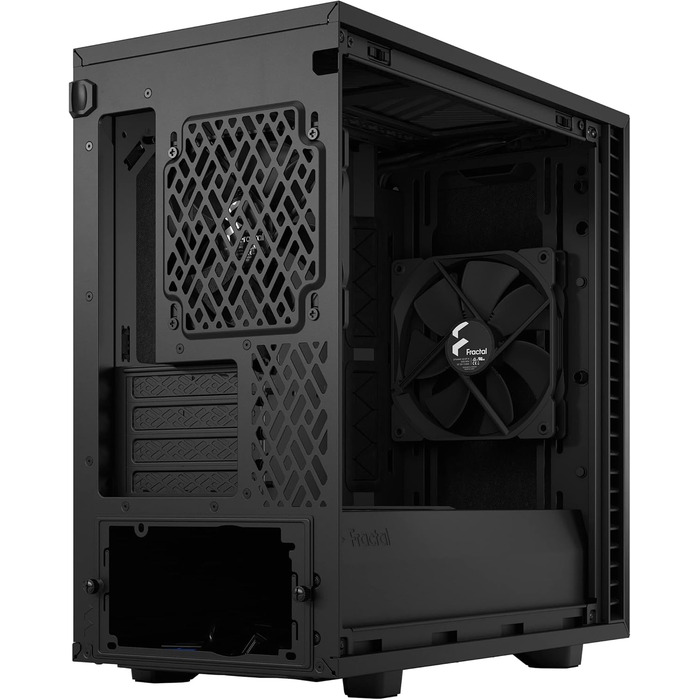 Корпус Fractal Design Define 7 Mini Black, алюміній/сталь, безшумний, Micro ATX, міні-тауер
