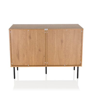 Сервант LINNO S 100x40x74 см, 2 дверцята, дуб, hjh LIVING