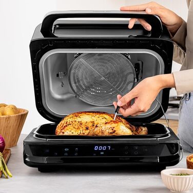 Аерофритюрниця-гриль Cecotec Cecofry FireDome 6000, 6 л, 2400 Вт, 6 режимів приготування, 4 рівні гриля, з термостатом та датчиком температури