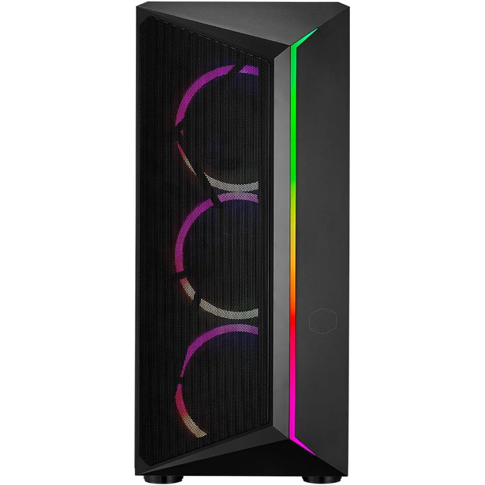 Корпус для ПК Cooler Master CMP 510 ARGB, 3x120 мм вентилятори, загартоване скло