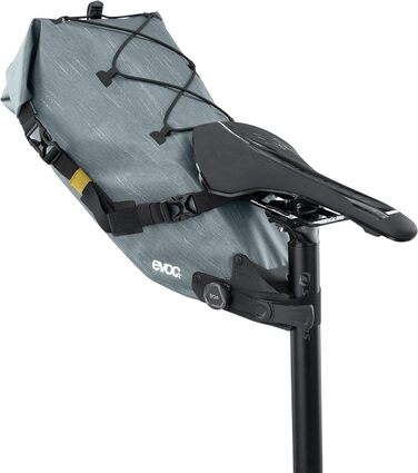 Велосипедна підсідельна сумка EVOC SEAT PACK BOA WP 8, водонепроникна, 8 л, сталева, легкий аксесуар для велосипеда