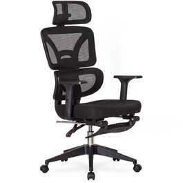Крісло Mealux S201 Air Black (арт. HF-S201 F/B)