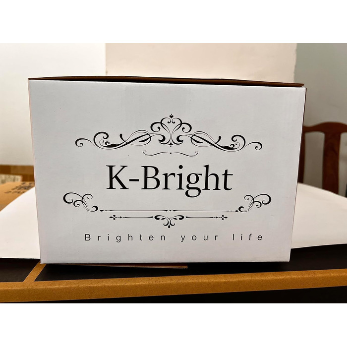 K-Bright Золота торшерна лампа LED, 4W, димер, сенсорне керування, металевий алюмінієвий корпус, для вітальні, спальні, офісу, додаткове освітлення (золото)