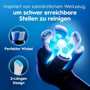Електрична зубна щітка Oral-B iO Series 3, набір з 2 шт (Чорний та Рожевий), 2 додаткові насадки та футляр