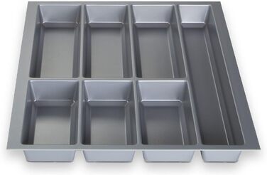 Лоток для столових приборів SOTOOLS KÖNIG IV, сірий, 426×473,5 мм, для шафи 50 см