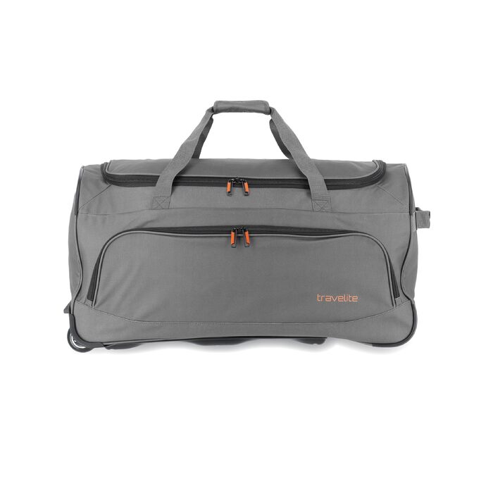 Дорожня сумка на колесах Travelite Basics Fresh L, 71 см, 89 л, антрацит (сірий)