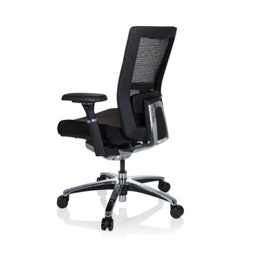 Крісло офісне NOVA PRO ALU тканина чорна hjh OFFICE