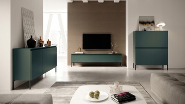 ТВ-тумба Bemmi 150 см, темно-зелена — Selsey Design