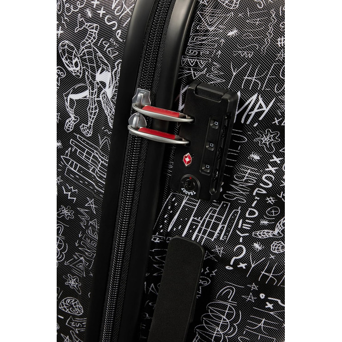 Дорожня валіза American Tourister Marvel Legends Spinner S 55 см, 36 л, багатобарвна (Captain America City), матова